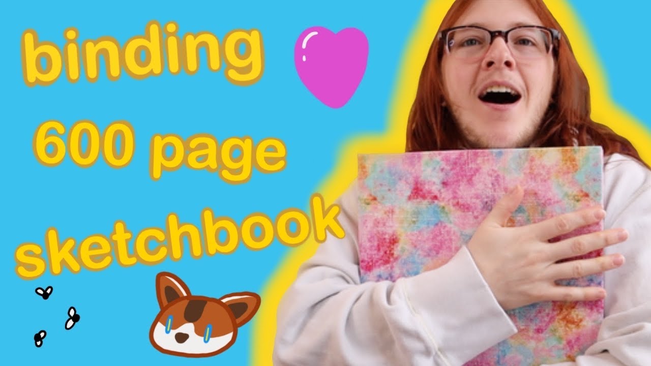 This sketchbook needs repairing... time to panic!