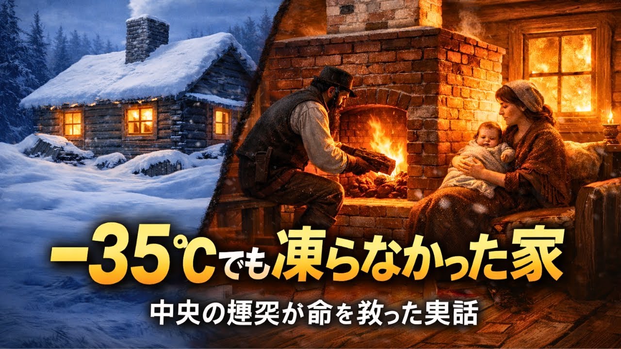 −35℃の冬に勝った家｜200ドルの煙突がすべてを変えた