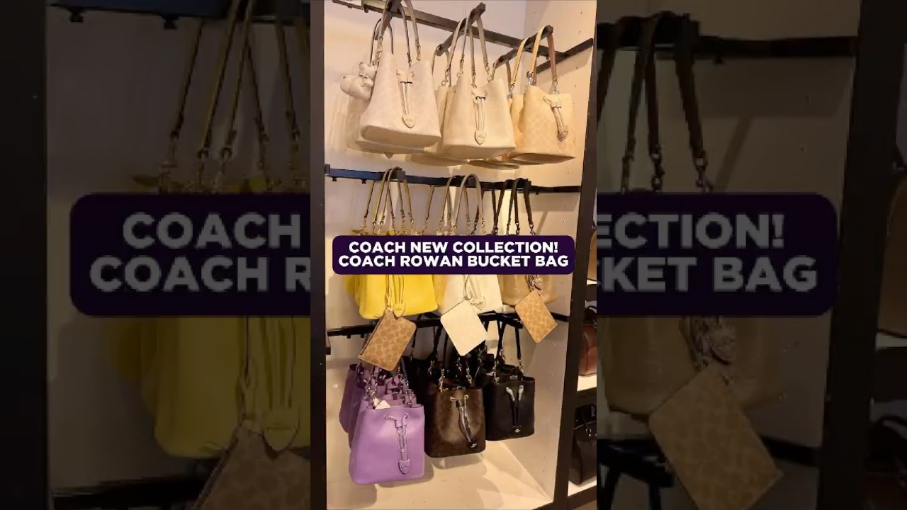 Coach New Collection! Coach Rowan Bucket Bag