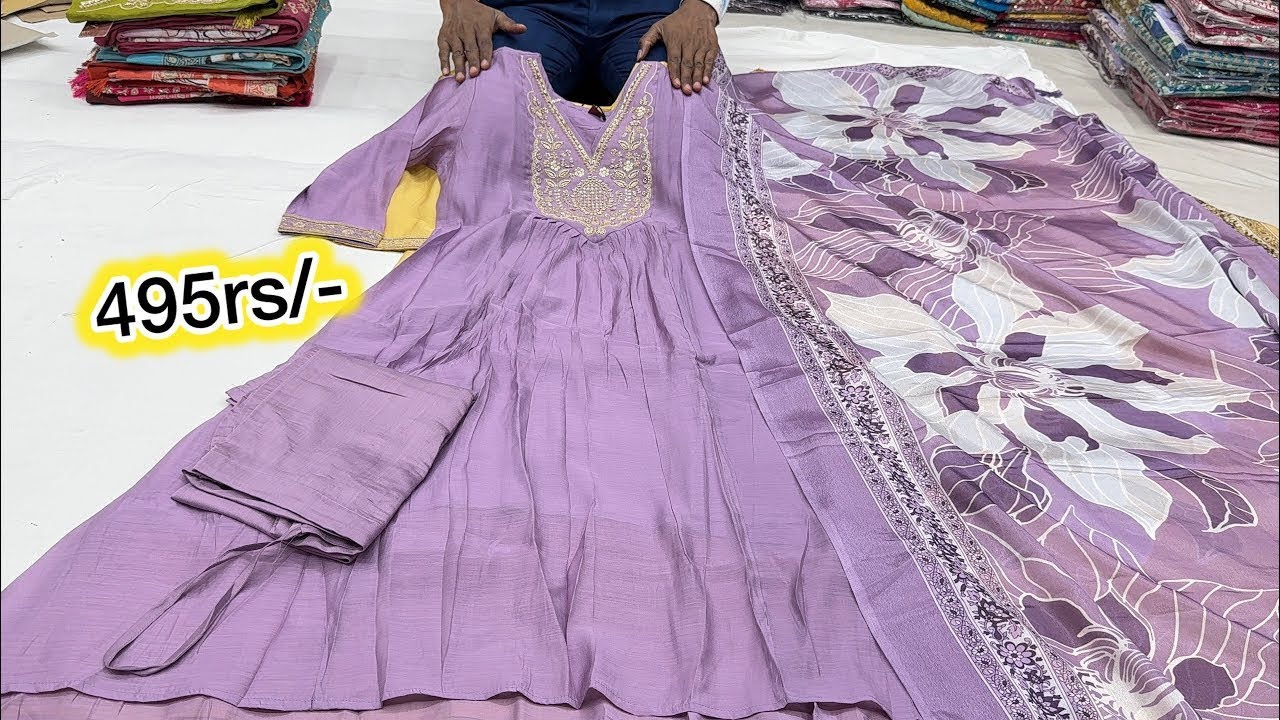 chickpet wholesale kurtis sets pick @350rs| single piece courier available | partywear kurties