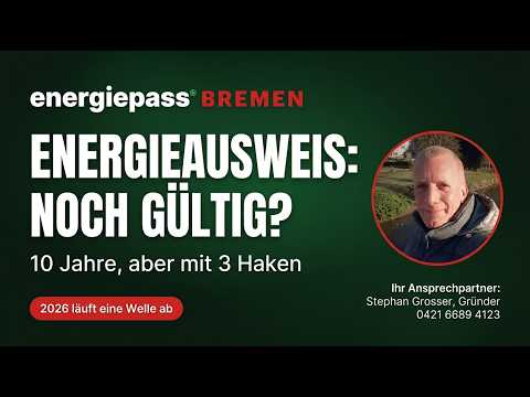 Wie lange ist der Energieausweis gültig beim Wohngebäude?