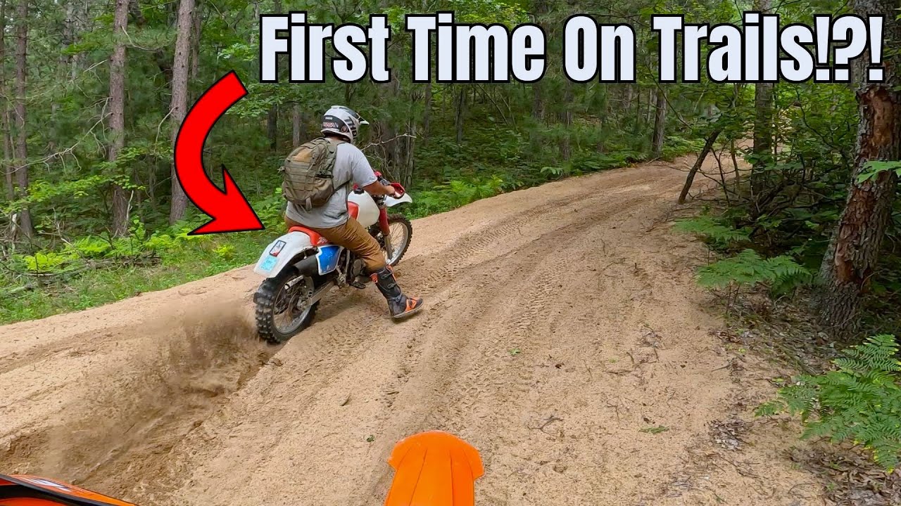 Trail Riding With a Beginner ⎸ Tons of Fun!