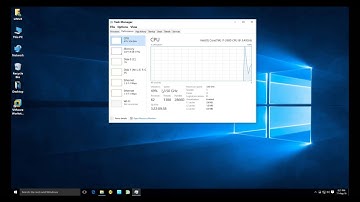 How to check CPU core using Taskmanager
