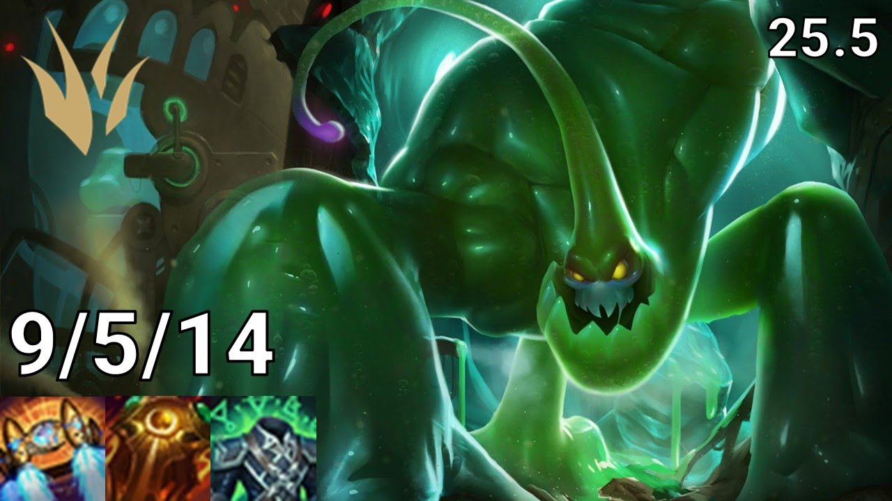 Zac Jungle vs Diana - EUW Master | Patch 25.5