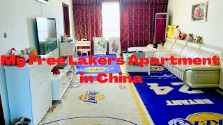 My Free Lakers Apartment in China - My Apartment Tour.