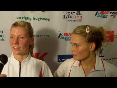 Anne Skelbk and Maria Helsbl won