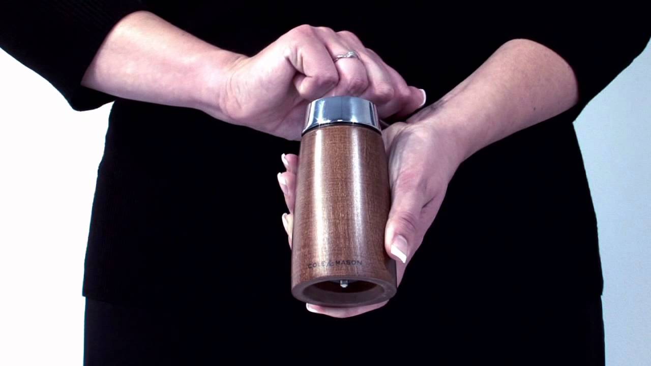 Cole & Mason® Morley Crank Salt and Pepper Mill YouTube