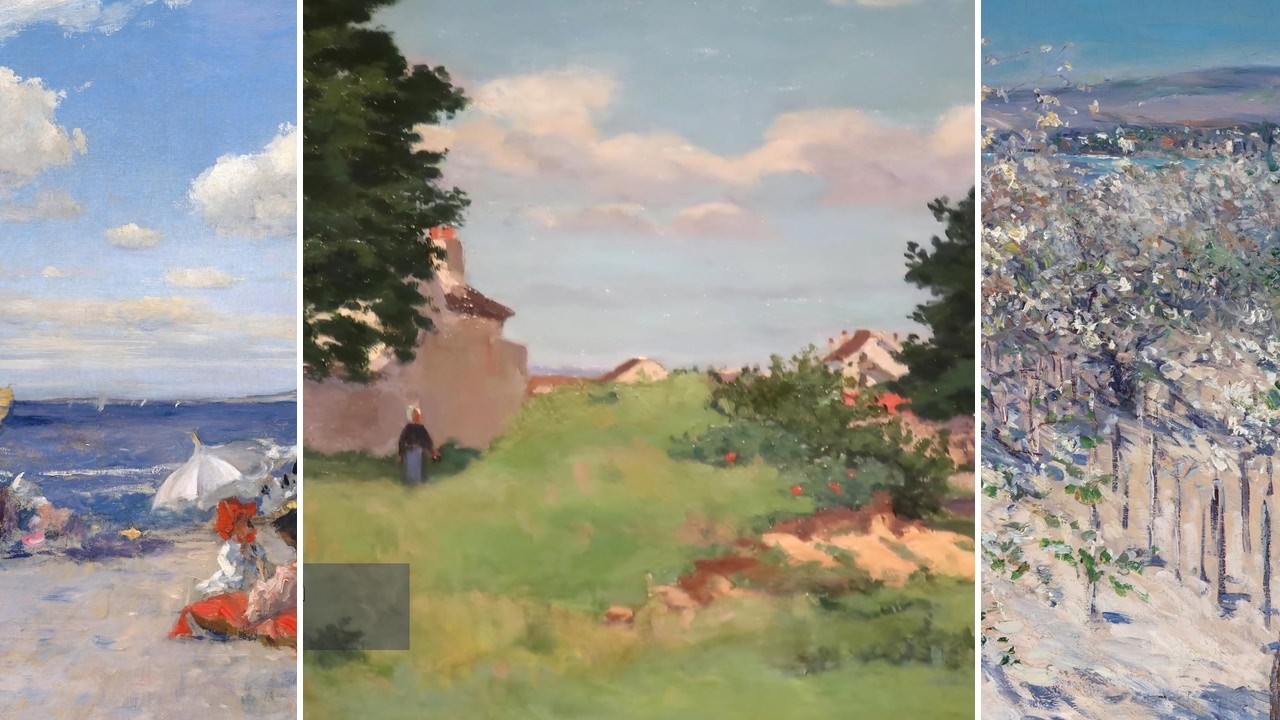 Impressionist Art TV — Silent Art Gallery · September 16 Night | Landscape with Figur… & others