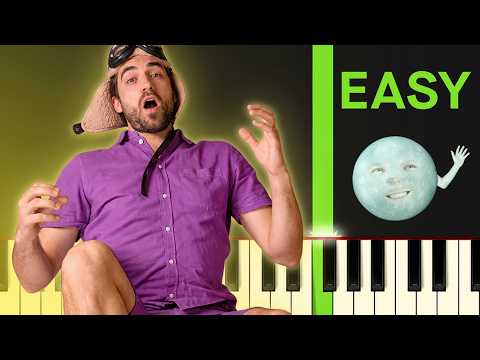 Happy Moon - Danny Go EASY Only One Finger Piano Tutorial