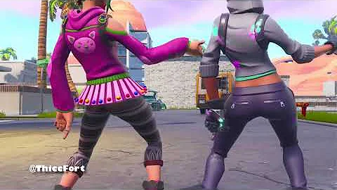 NEW THICC WARS ⚔️🍑   | Fortnite THICC Teknique VS THICC Zoey 💦