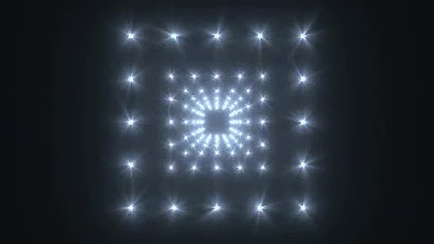 VJ Blinking LED Square Tunnel Stock Motion Graphics
