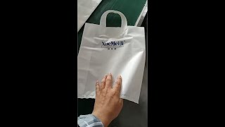 Factory Wholesale Custom Logo Printed Plastic Bag Handle Soft Loop Shopping Plastic Bag With Logo screenshot 4