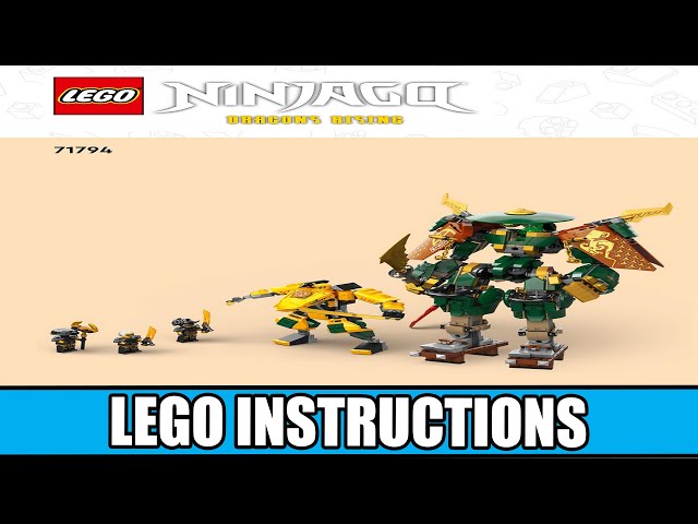 LEGO Instructions Ninjago 71794 Lloyd and Arin's Ninja Team Mechs