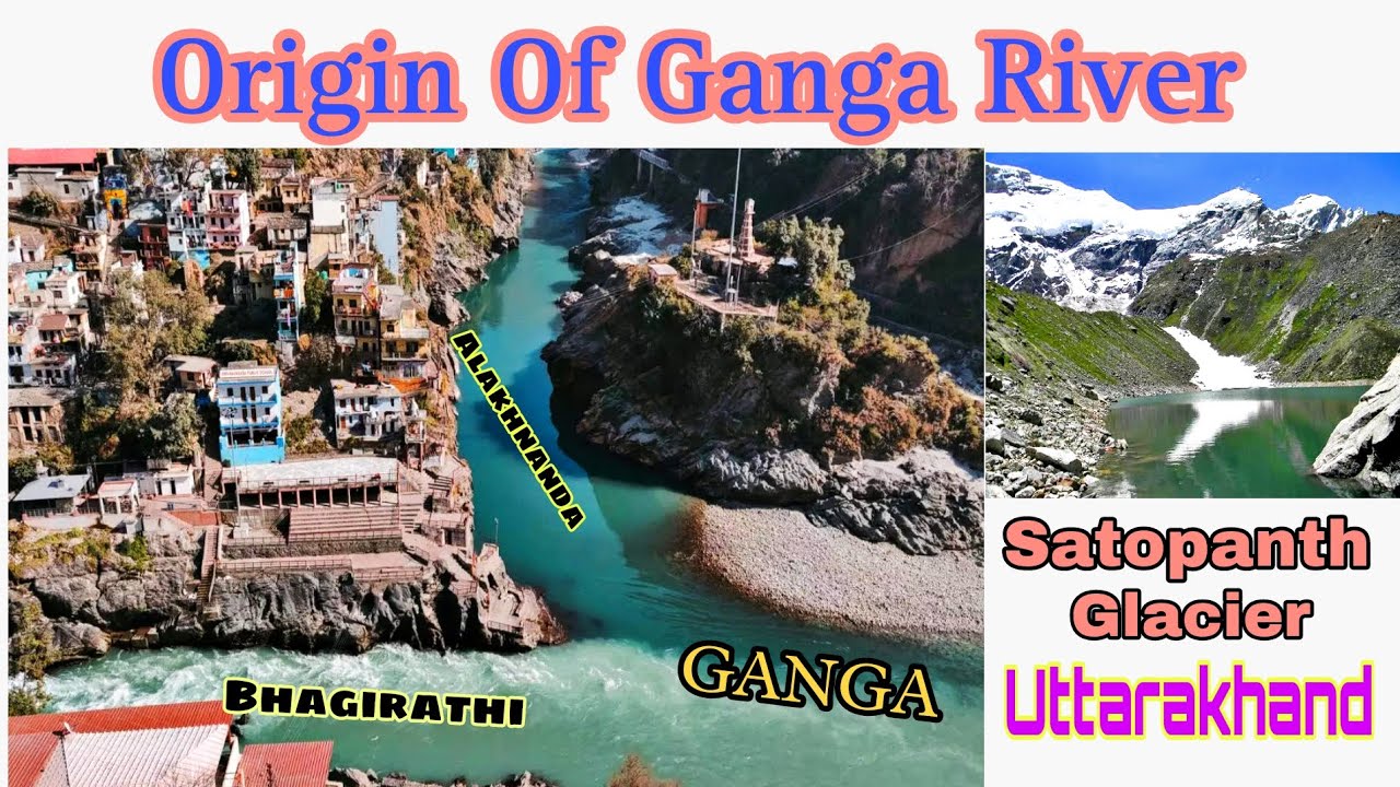 Origin of Ganga #ganga #gaumukh #alakhnanda #bhagirathiriver #satopanth ...