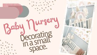 BOHO BABY NURSERY IDEAS | DECORATING A NURSERY WITH LIMITED SPACE | HOW TO STYLE A SMALL NURSERY