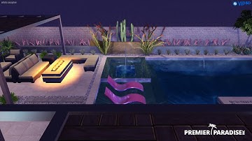Custom Perimeter Overflow Spa & Pool Design by Jeromey Naugle of Premier Paradsie