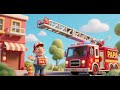 🚒👶 Johny Johny Yes Papa with Fire Truck and Ladder | Nursery Rhymes &amp; Kids Songs 🔥🎶