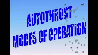 A320   Autoflight System A THR   Autothrust PART 5