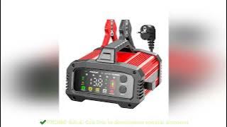 Portable 25A/15A Smart Car Battery Charger for 12V-24V Motorcycle Lead Acid AGM GEL LiFePo4 Batterie