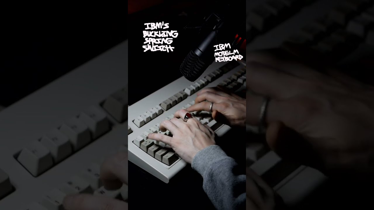 (vintage keyboards) IBM Model M vs. AT&T "Model M" Sound Comparison 