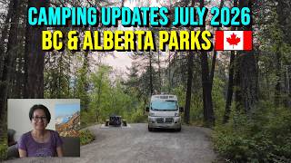 Camping Changes & Upgrades for Parks in BC & Alberta (July 2026)