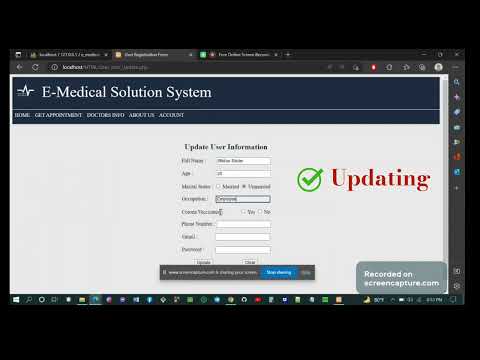 E Medical Solution System | PHP & MySQL project