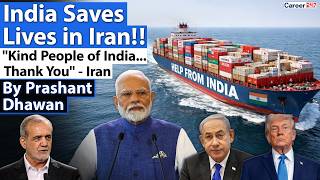 India Saves People In Iran  Medicine Shipment Sent  Iran Thanks People Of India