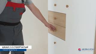 Платяной шкаф с выдвижными ящиками Лакки (модуль 22)