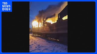 ウクライナ北東部ハルキウ州で旅客列車にロシアのドローン攻撃 これまでに4人死亡　200人以上乗車｜TBS NEWS DIG