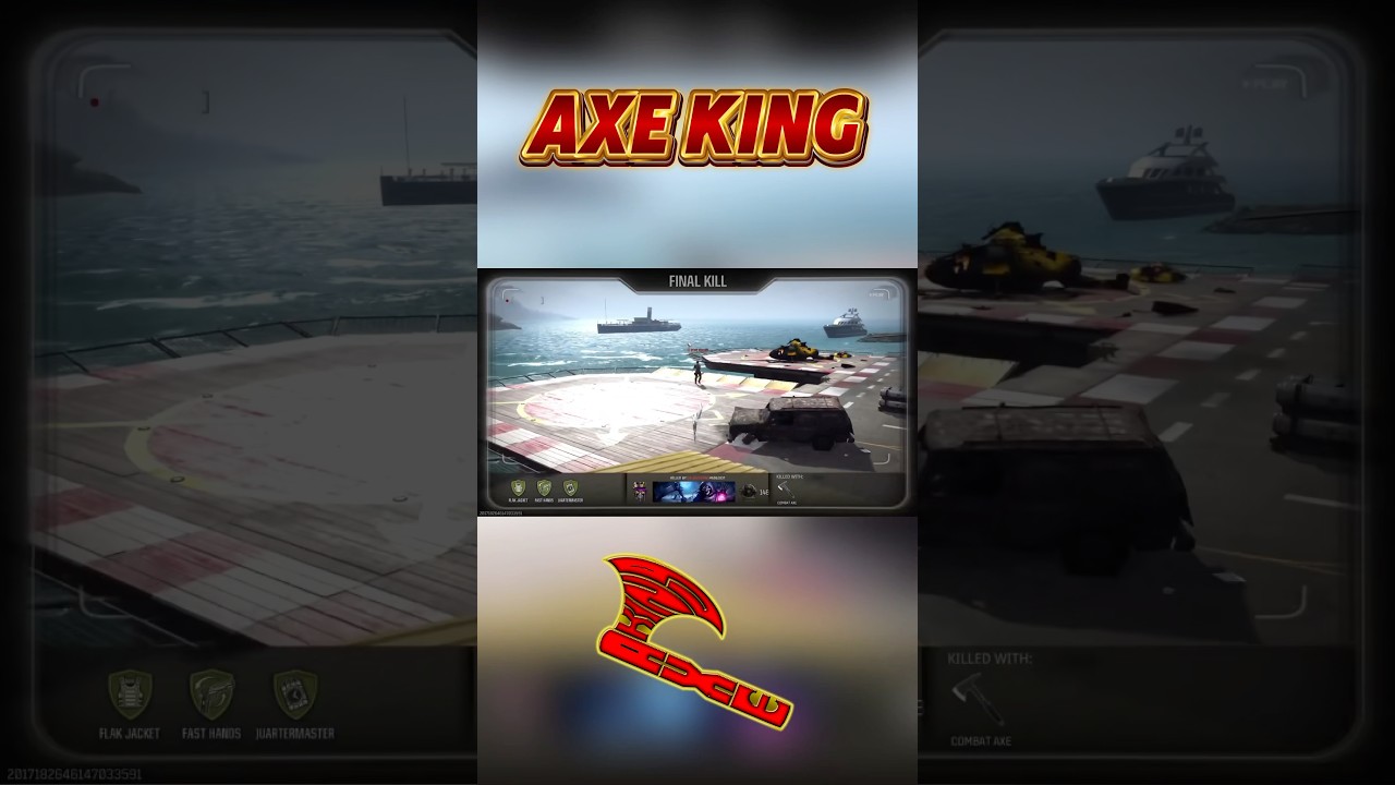 Insane 720 Axe Trickshot! 