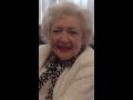 Betty White Says Happy Birthday