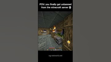 When you finally get unbanned from the minecraft server #minecraft #mcpvp  #cpvp #griefing