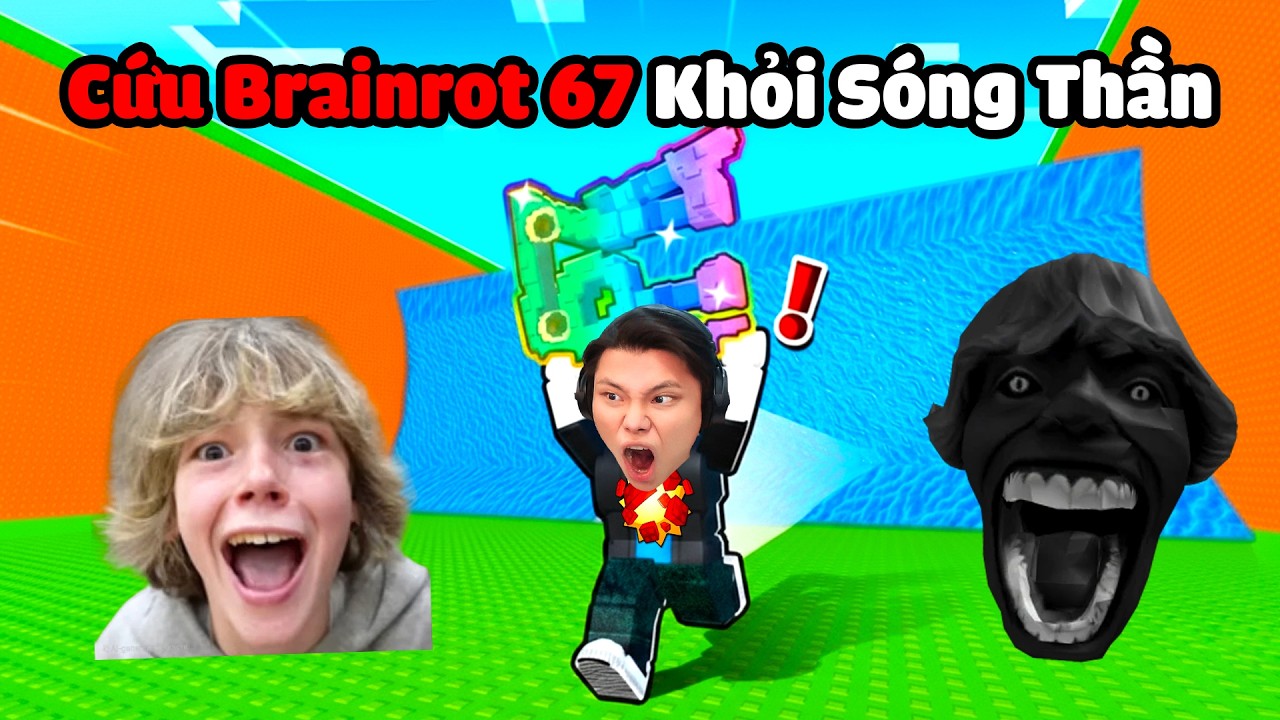 [ROBLOX] JayGray Giải Cứu Brainrot SCP 67 KID Khỏi Sóng Thần😜🌊Thử Thách Cứu Cậu Bé 67 Kiếm Tiền