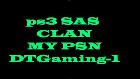 Ps3 Clan Intro