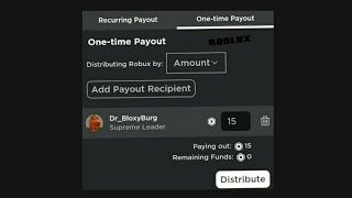 Roblox - HOW TO DISTRIBUTE/PAYOUT GROUP FUNDS (Android, iOS, Desktop) *2020*