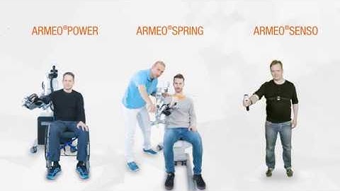 Arm rehabilitation and physical therapy for hand with Armeo: Product presentation