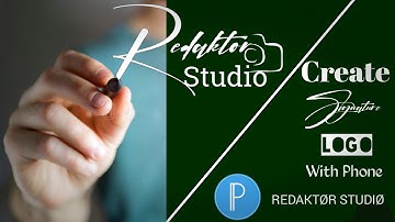 #Redaktorstudio||How to Create a perfect Signature Logo||Logo Designing In Mobile||