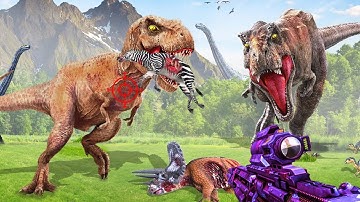 Wild Dino Hunting Gun Games 3d ( by JazzVA gamers - Shooting Games ) Android Gameplay #27 #dinosaur