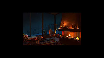 النوم على صوت الموقد في جو عاصف Heavyrainandthunderstormsoundsforsleeping Rain Relaxing 