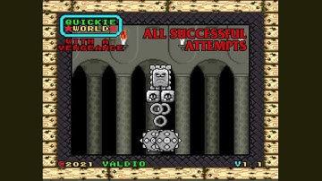 Quickie World: With A Vengeance (All Successful Attempts) || SMW Rom Hack by Valdio