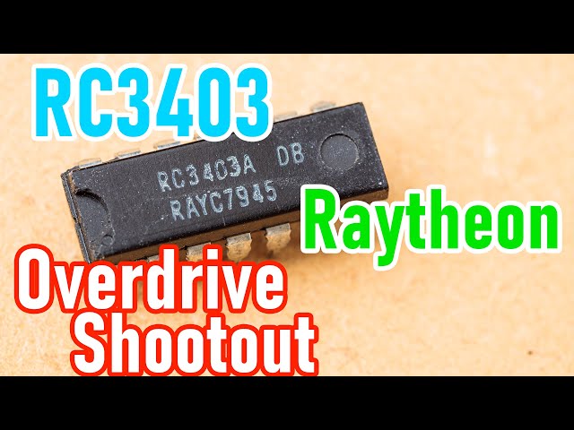 Is The Hype Real? Rare Boss OD-1 Chip Raytheon RC3403 Overdrive