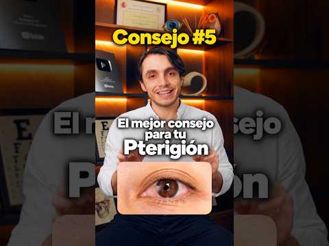 JAMÁS te operes el Pterigión solo con un Raspado