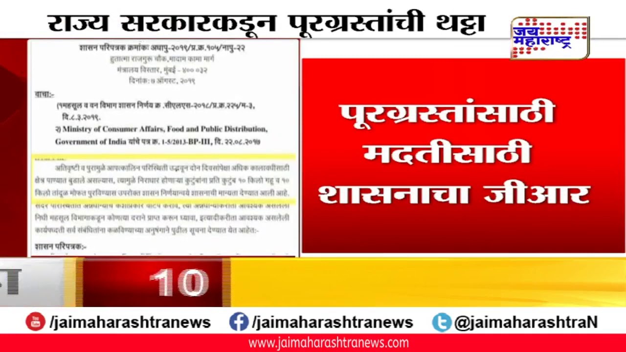 maharashtra news abp #MaharashtraFlood : राज्य सरकारकडून पूरग्रस्तांची अशी थट्टा