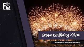 [HD] Ella's Birthday Show 2024 - FWSim Pyromusical Show