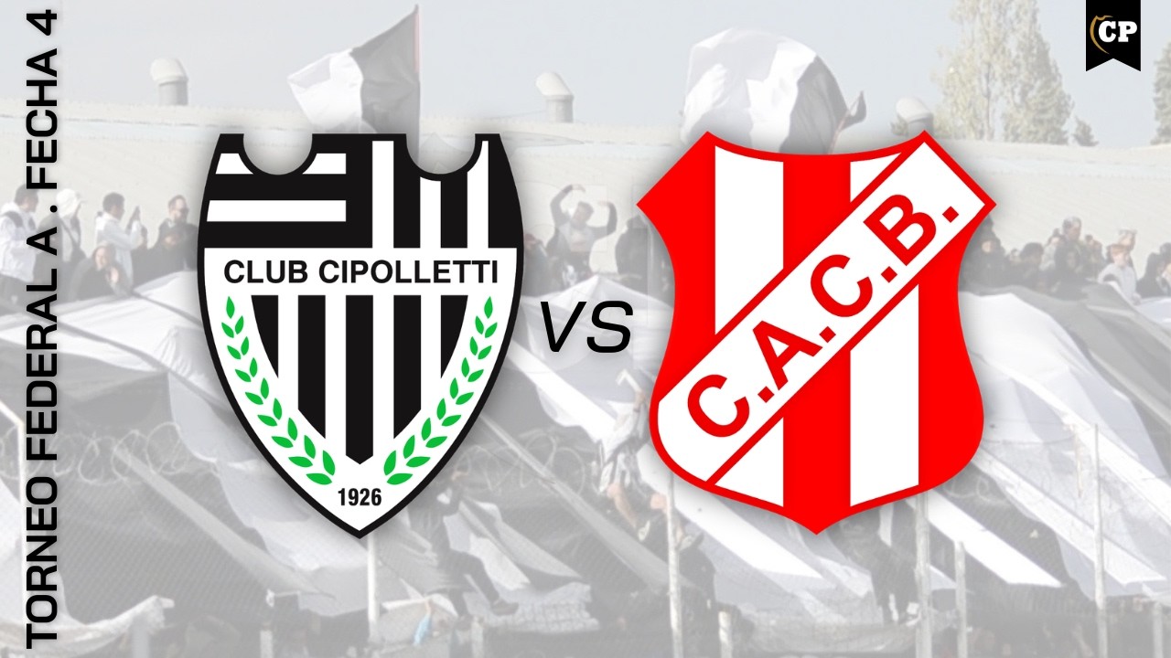 CIPOLLETTI vs COSTA BRAVA ⚽ Torneo Federal A 2025 | FECHA 4 - YouTube