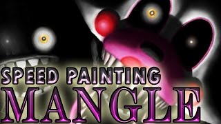 Speed Painting: Mangled Pirate / Mangle [FNAF 2] |CABEZILLA|