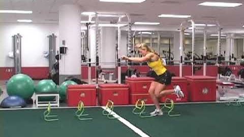 1Leg Linear Hurdle Hop Stick