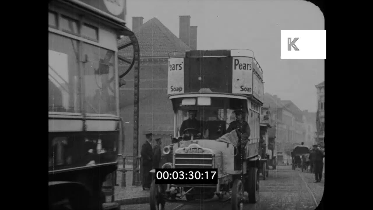 1920s Antwerp, Soldiers Cross The Scheldt River, 35mm