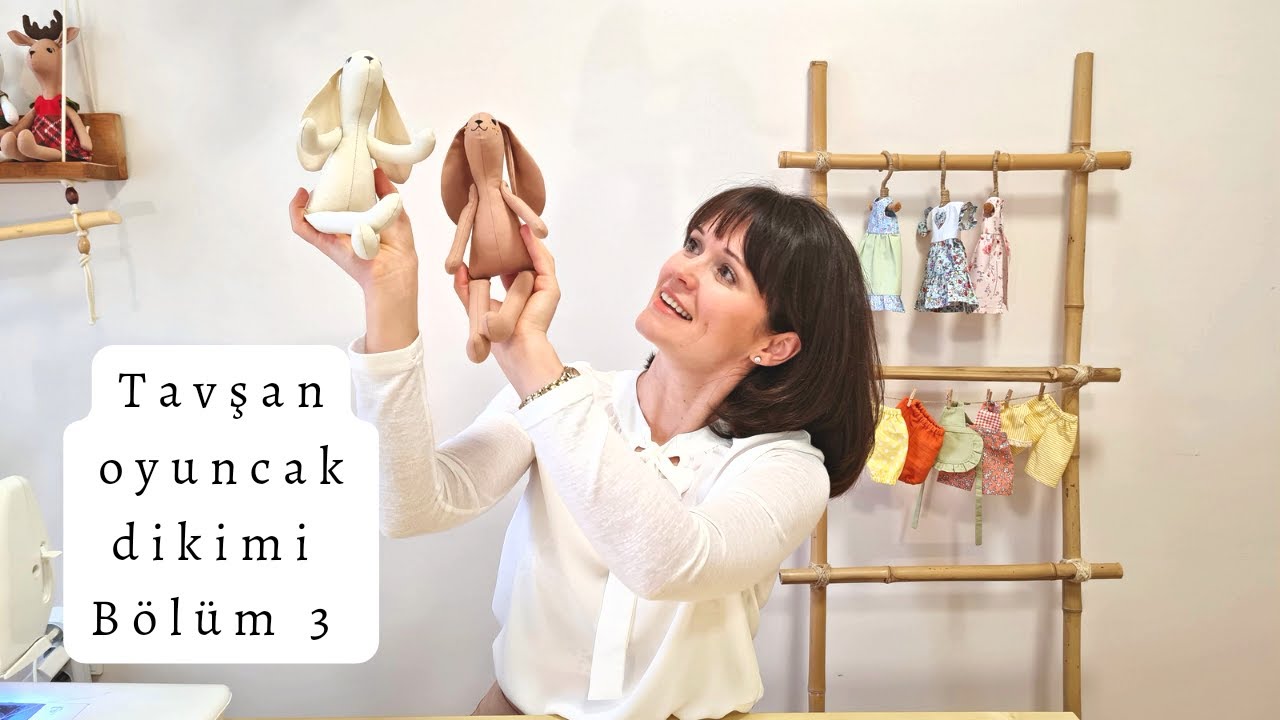Tavşan oyuncak dikimi. Bölüm 3