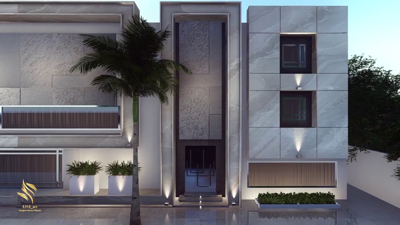 تصميم فيلا مودرن خارجي Sketchup Lumion 3ds Max Design Villa Modern Youtube